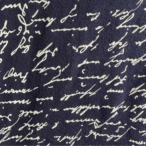 90s Navy MixIt Blue Mock Turtleneck Long Sleeve Cotton Form Fitting Dress Size M - Picture 7 of 8